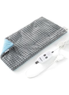 Bedsure Bedsure Back Heating Pad for Neck and Shoulders, Weighted Heated Pad with Vibration, FSA HSA Eligible, Mother's Day Gifts for Women Men Moms, 3 Heating Levels & 3 Massage Modes, 5lbs 12" x 24", Grey 