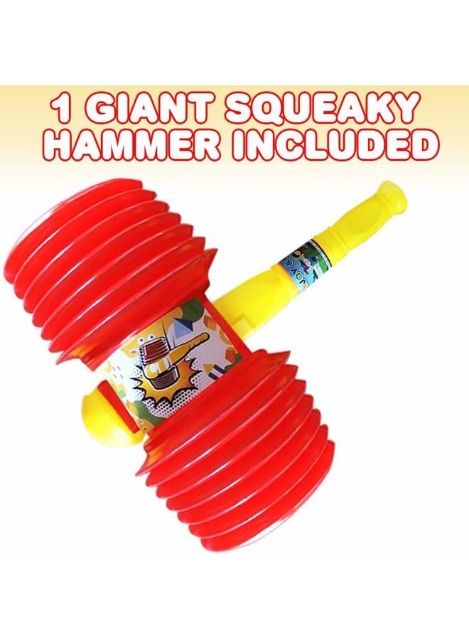 ArtCreativity Halloween Giant Squeaky Hammer for Kids, 17 Inch Squeaky Toy, Perfect for Clown, Carnival and Circus Party Favors, Fun Gift for Boys and Girls - Image 2