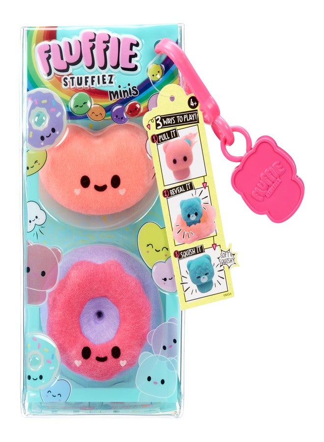 Fluffie Stuffiez Jelly Bean & Donut Minis Collectible Feature - Surprise Reveal Unboxing Soft and Squishable Tactile Play Fidget DIY - Image 5