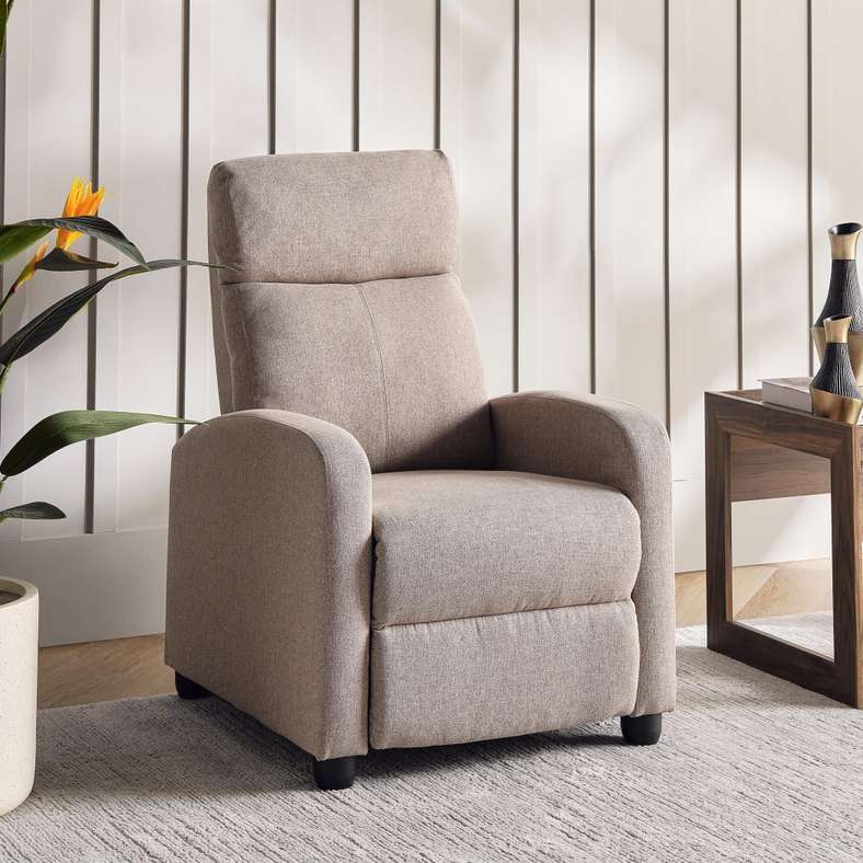 Pan Home كرسي استرخاء مفرد بيج - Image 1