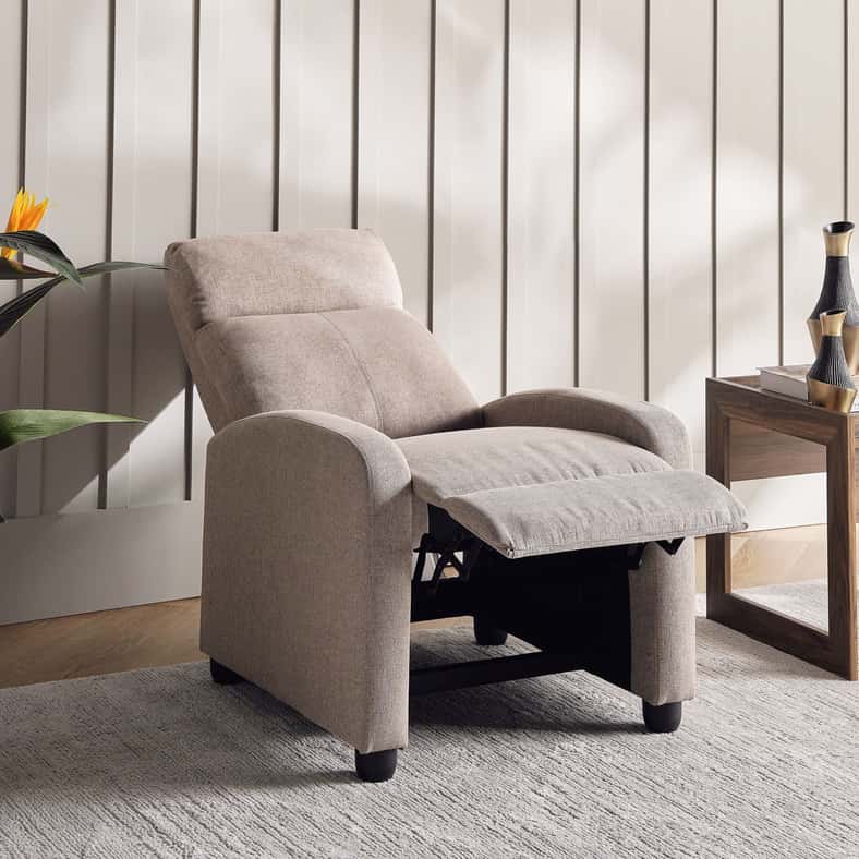 Pan Home كرسي استرخاء مفرد بيج - Image 2