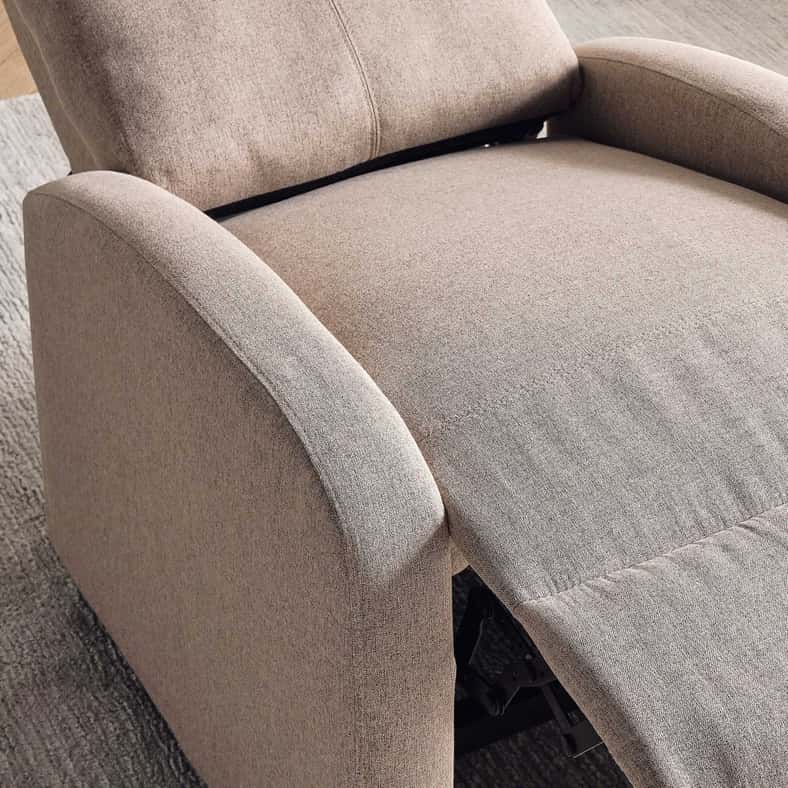 Pan Home كرسي استرخاء مفرد بيج - Image 4