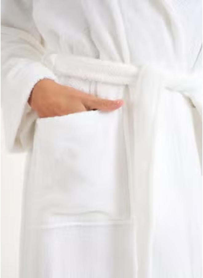 رداء حمام عالي الجودة للفنادق والمنتجعات الكلاسيكية مقاس واحد - Image 1