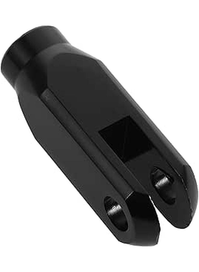 Aluminum Motorcycle Rear Brake Pedal Tip and Shift Lever Extension Black U Clip - Image 1