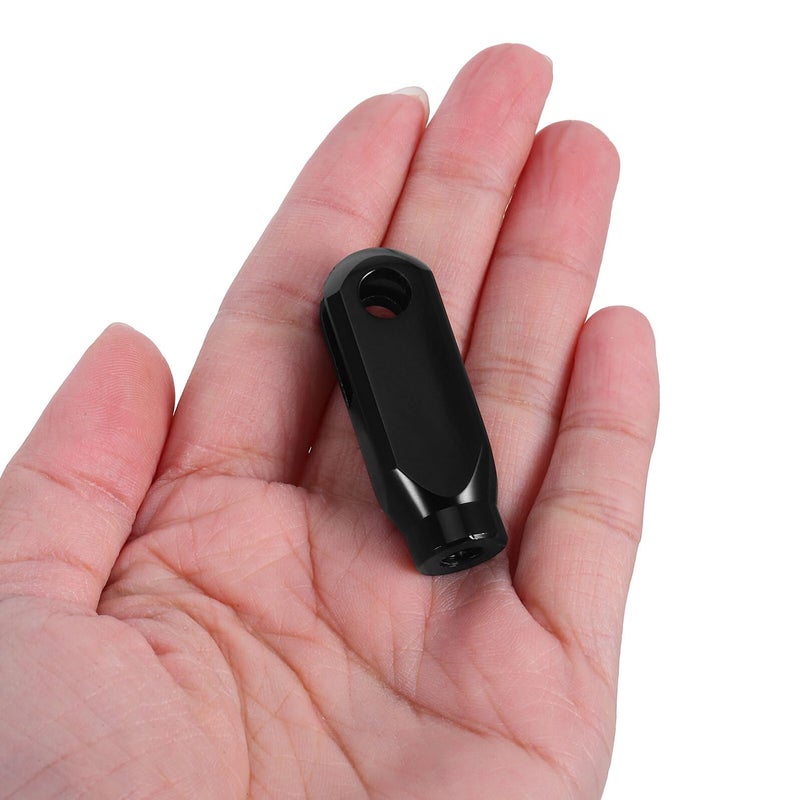 Aluminum Motorcycle Rear Brake Pedal Tip and Shift Lever Extension Black U Clip - Image 5