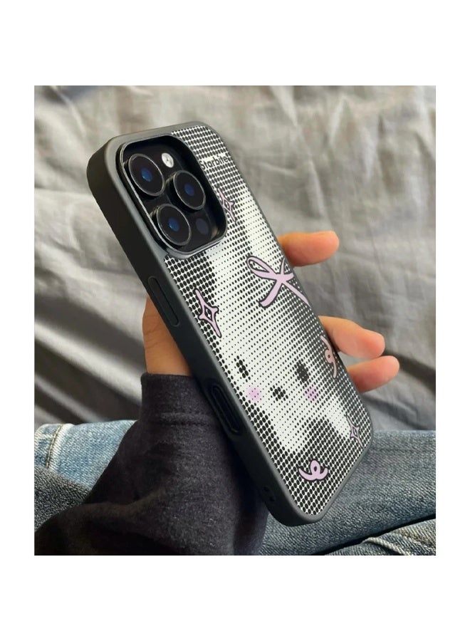 NIBEMINENT Bows And Dots Bunny Protective TPU Case Cover For iPhone 16 Pro - Image 2