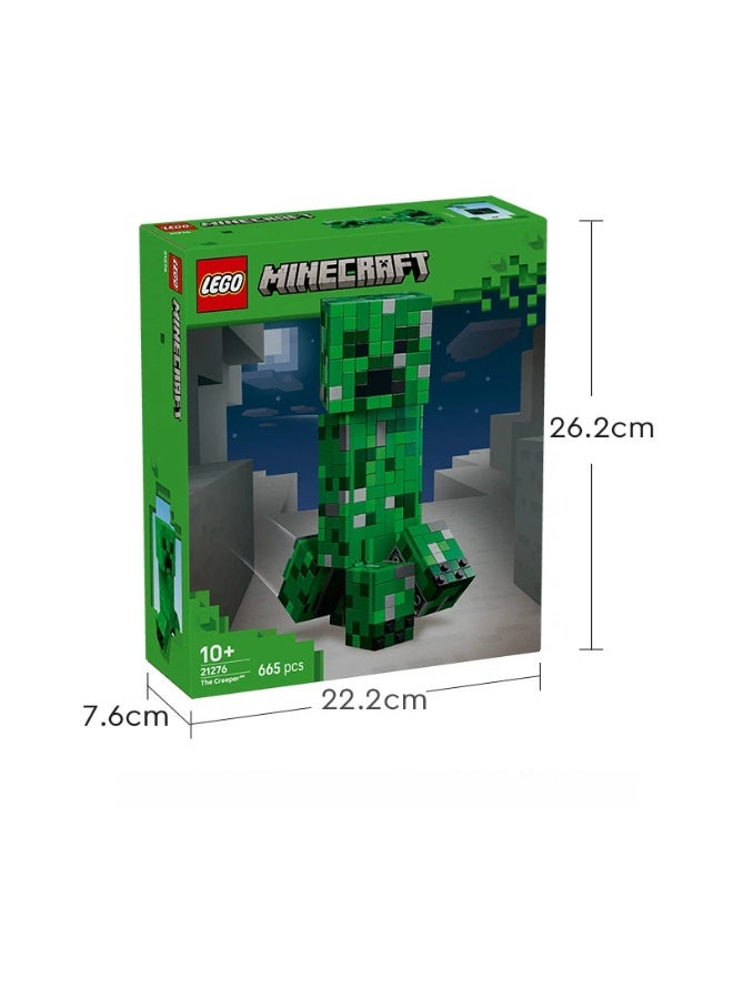 general Minecraft Creeper Building Block Model Decoration Children's Educational Toys Assembling Game Gifts for Family and friends - Image 4