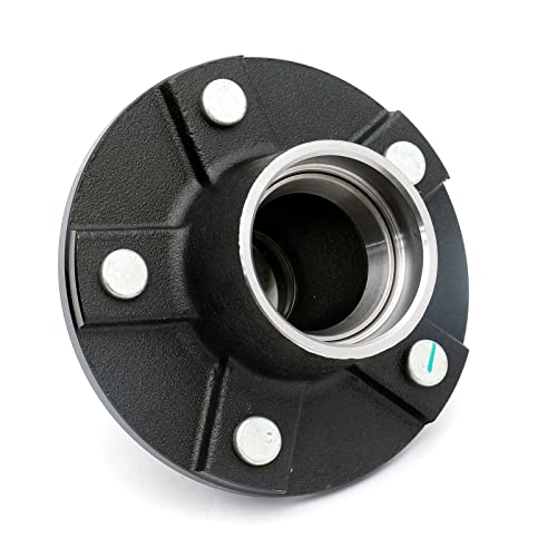 FKG Trailer Hub Spindle Kit 5 Bolt on 5" Bolt Circle Fit for 3,500 lb. axles with 1-3/8 Inch to 1-1/16 Inch Tapered Spindles, Set of 2 - Image 5