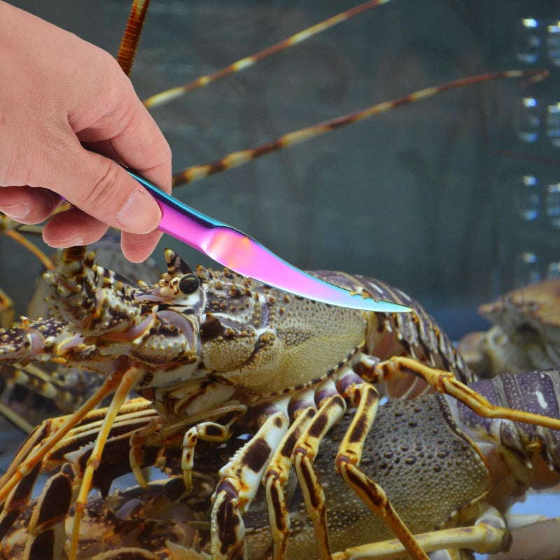 Stainless Steel Shrimp Peeler Deveiner Tool for Seafood Cleaning and Shell Removal - Image 4