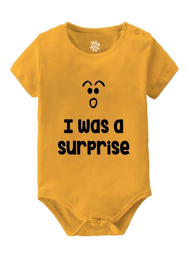 Baby Buzz Twin Dress Romper I Was Planned & I Was Surprised l Pack Of 2 For Newborn Twin Baby Boy Girl |100% Cotton Clothes Bodysuit 3-6 Monthly - Image 3