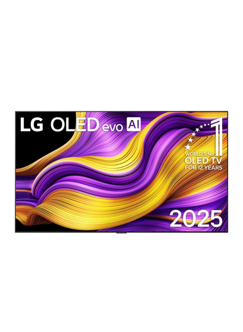 LG 77 inch LG OLED evo AI G5 4K 165Hz Smart TV AI Magic remote webOS25 2025 OLED77G56LA-AMAG black - Image 1