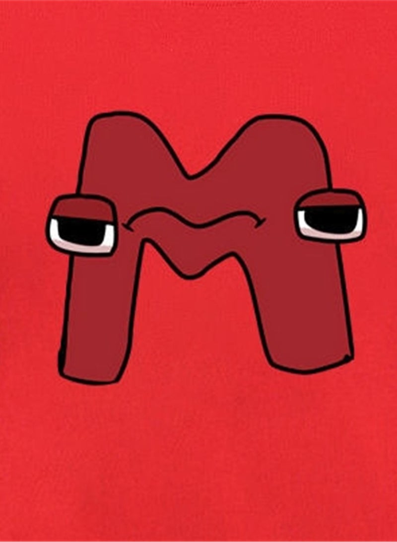 Cartoon Letter Legend 3D digital printing personalized breathable children's T-shirt  - Image 3
