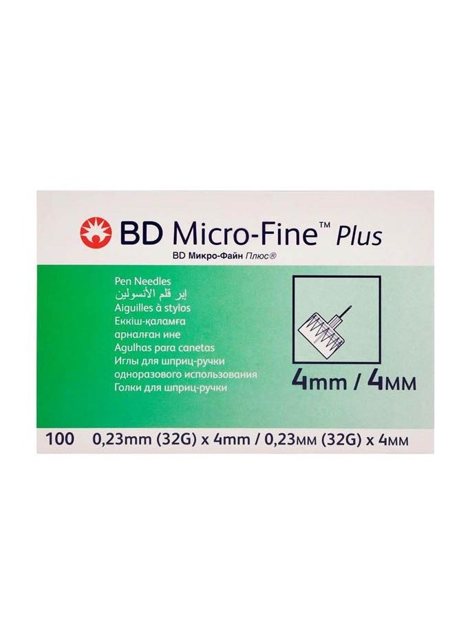 BD Micro Fine Plus Pen Needles 32GX4MM 