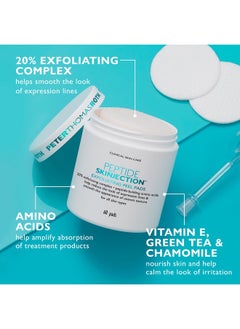 PETER THOMAS ROTH Peter Thomas Roth | Peptide Skinjection Exfoliating Peel Pads, For Smoothing Expression Lines & Emerging Wrinkles, Fragrance-Free, Alcohol-Free, For All Skin Types  - Image 4