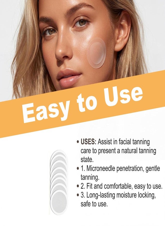 لصقات PurevLab Sun Free Glow، إصدار 2026 الجديد من لصقات PurevLab Sun Free Glow Microdarts، احصلي على سمرة سريعة بدون التعرض لأشعة الشمس، مناسبة لجميع أنواع البشرة، عبوة من قطعتين - Image 3