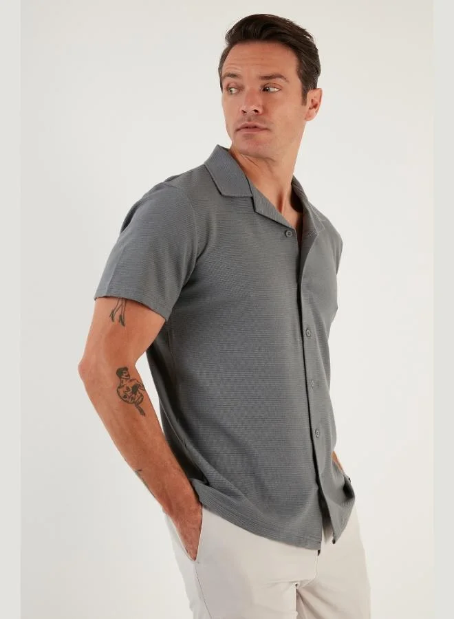 Buratti  Buratti Cotton Regular Fit Short Sleeve Shirt Men's SHIRT 5902640 for Men | Best Price UAE