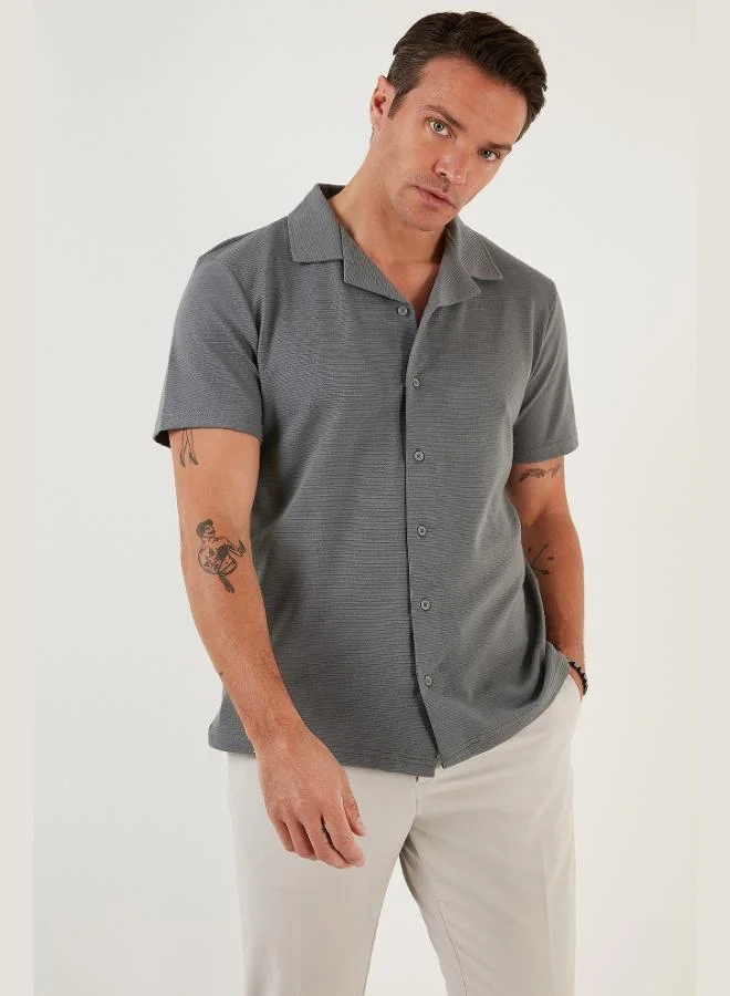 Buratti Buratti Cotton Regular Fit Short Sleeve Shirt Men's SHIRT 5902640