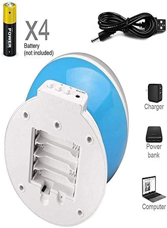 FLOOVI Plastic Star Master Rotating 360 Degree Kids Toys Moon Light Projector For Diwali Kids Room Bulb Usb Wire Colorful Romantic Led Bed Lamp Moon Children Baby Sleep (Multi Color) - Image 3