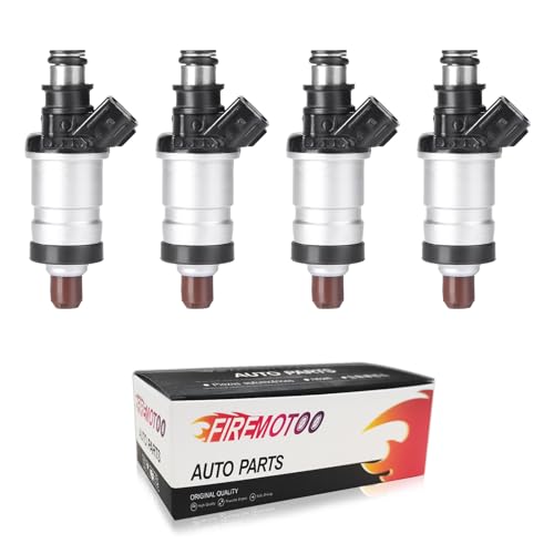 FIREMOTOO Set of 4 Fuel Injector Compatible with Honda Accord 2.3L 98-02 Civic 1.6L 96-00 CR-V 2.0L 97-98 Odyssey 1998 for Acura Integra 96-01 RL 96-99 TL 96-98 CL 1999 Replace 06164P2J000 06164-P2J-000 1 Hole - Image 1