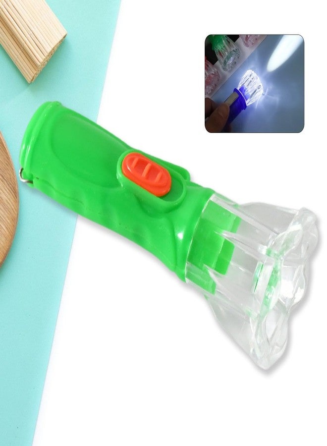 Garth Small Plastic Torch for Kids, Plastic LED Flashlight Torch, Beautiful Attractive Good Gift Item, Pocket Torch for Kids (1 Pc) - Image 2