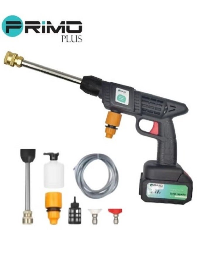 بريمو بلس ماكينة غسيل كهربائية لاسلكية تعمل بالضغط العالي متعدد الألوان 9 متر | V24  | PR202 - Image 4