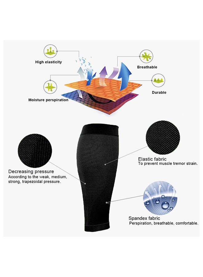 Mumian Calf Sleeves Compression Leg Guard Wrap M - Image 2