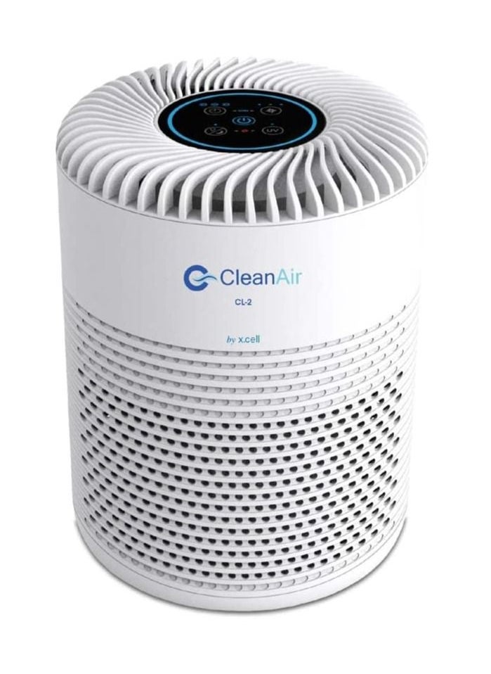 منقي الهواء Clean Air CL2 من Xcell ، مع فلتر H13 HEPA ، وفلتر الكربون النشط وفلتر مضاد للبكتيريا ، والحماية من الحساسية ، والحيوانات الأليفة ، والغبار ، والربو ، والروائح البيضاء - pzsku/Z2170589C7838E4CCCCE8Z/45/_/1684478575/416362c2-d994-4034-8f7e-345901047afd