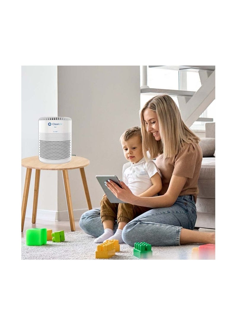 إكسيل - منقي الهواء Clean Air CL2 من Xcell ، مع فلتر H13 HEPA ، وفلتر الكربون النشط وفلتر مضاد للبكتيريا ، والحماية من الحساسية ، والحيوانات الأليفة ، والغبار ، والربو ، والروائح البيضاء - Image 1
