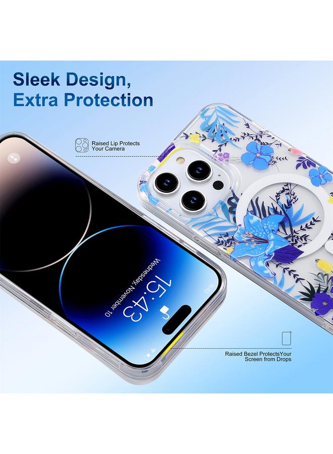 S-TOP Case For iPhone 14 Pro Transparent Double Sided Magsafe Phone Case - Image 4