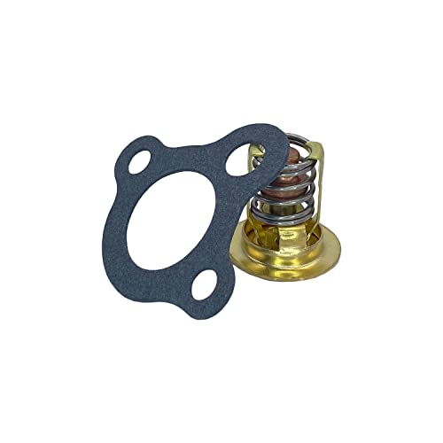 AA A.A Thermostat & Gasket Replacement for MerCruiser 3.0L 2.5L 4, 6 Cylinder 140, 120 HP - 18-3650, 59078T3 - Image 1