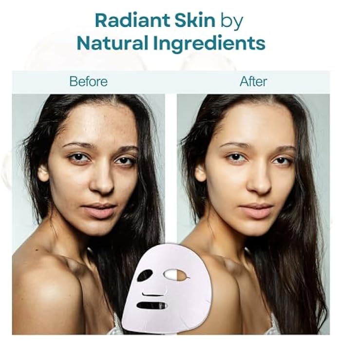 Lululun 14 EA Organic Face Masks Skincare, Japanese Face Mask Sheets, Anti Aging Face Mask for Women & Men by Fermented Rice Extract & Vitamin E, Daily Facial Masks Sheet | PRECIOUS DUO Pre Anti-Aging - Image 5