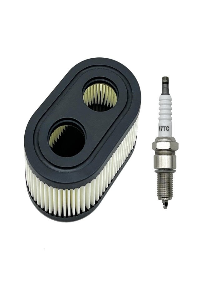 LETAYAR 593260 Air Filter and Spark Plug for 4247 5432 5432k 09P00 09P702 550E 500EX 550EX 625 575EX Series Lawn Mower Engine 593260 798452 334404 Air Cleaner Cartridge Filter Replacement Air Filters - Image 1