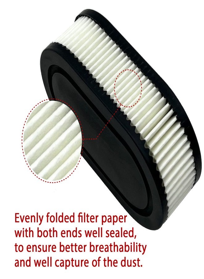 LETAYAR 593260 Air Filter and Spark Plug for 4247 5432 5432k 09P00 09P702 550E 500EX 550EX 625 575EX Series Lawn Mower Engine 593260 798452 334404 Air Cleaner Cartridge Filter Replacement Air Filters - Image 5