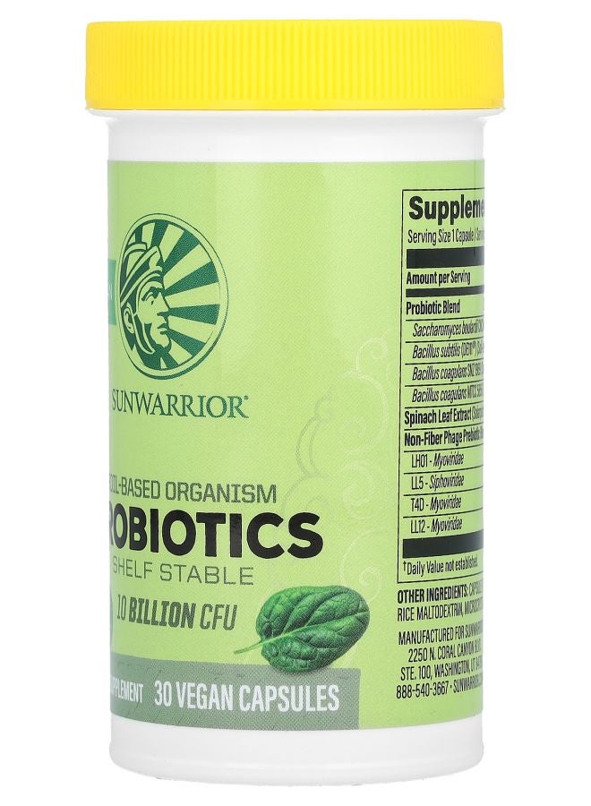 Sunwarrior Probiotics 10 Billion CFU 30 Vegan Capsules - Image 2