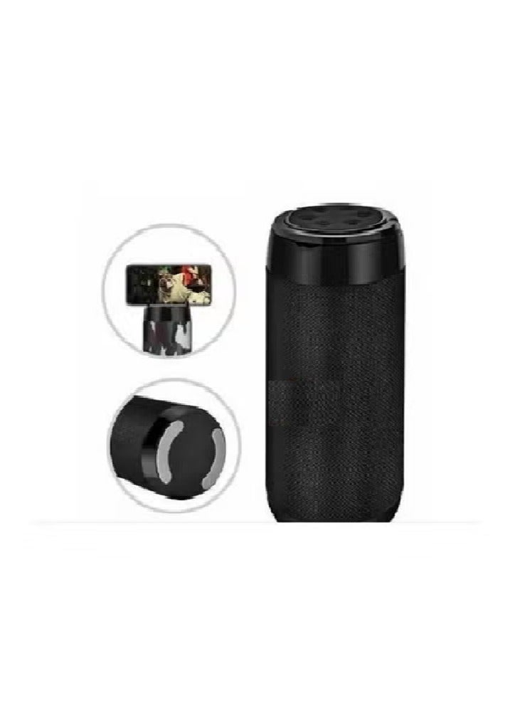 Portable Bluetooth Speaker With Fm Radio Tf Card Aux Surround Bass Subwoofer - Black - Image 1
