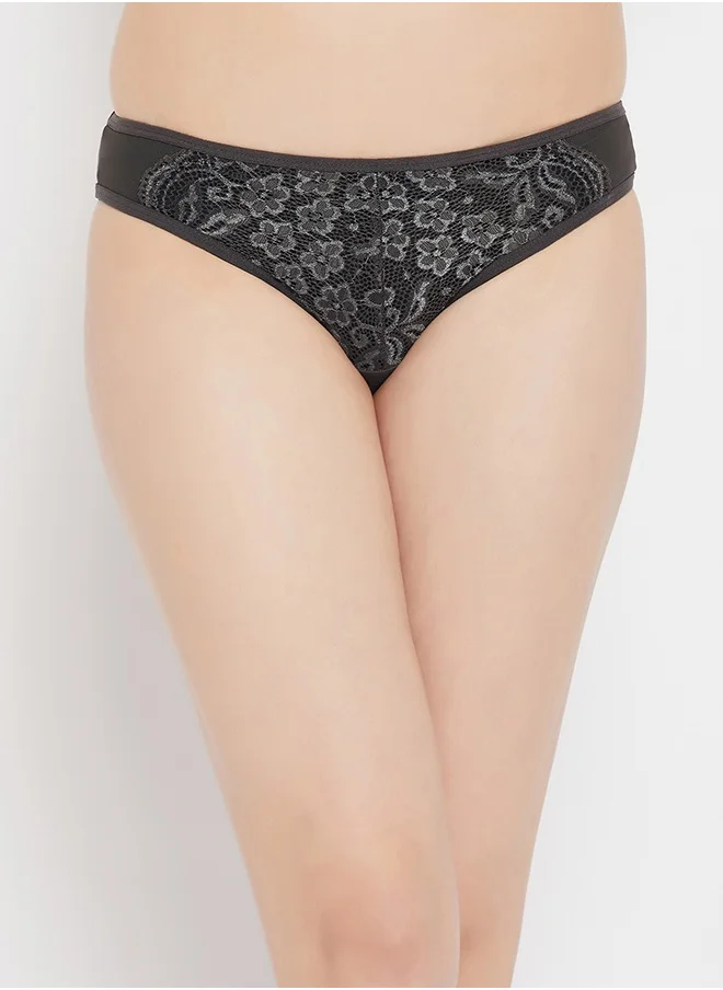Clovia Clovia Pack of 5 Low Waist Sheer Bikini Panty