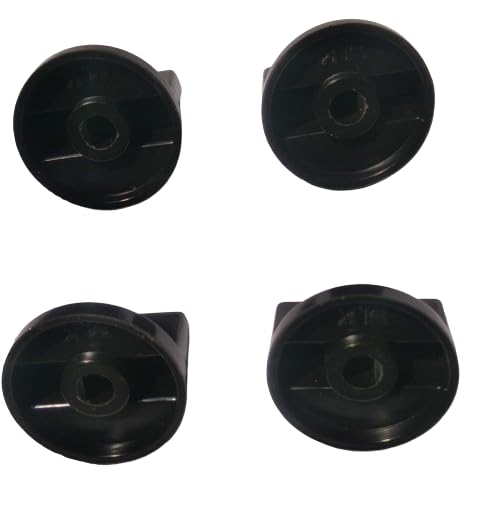 MkParjapati Manual Gas Stove knob OnOff Knobs Black Button PushPressing Type Set of 2 Pieces  - Image 3