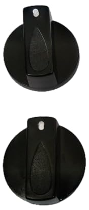 MkParjapati Manual Gas Stove knob OnOff Knobs Black Button PushPressing Type Set of 2 Pieces  - Image 4