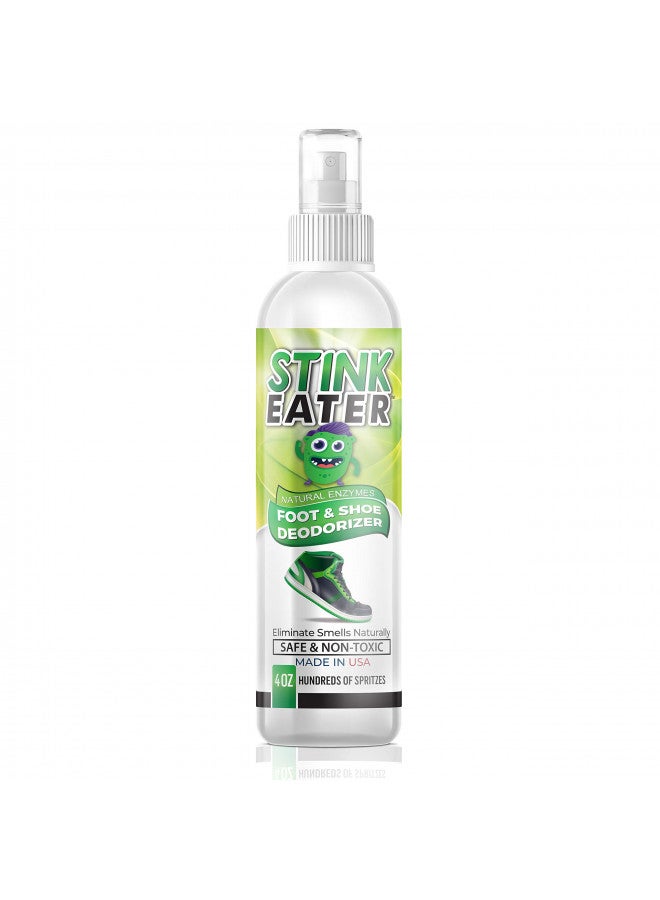 Life Miracle Stink Eater Natural Enzyme Shoe Deodorizer Spray, Foot Odor Eliminator & Freshener | Wipe Out the Cause Of Smells At Their Source | Made In the USA - Image 2