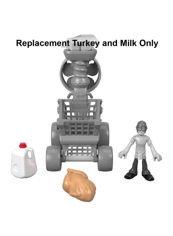 imaginext جزء بديل من إيميجينكست - مجموعة لعب سكوبى دو شاجى وألترا لايت - FXW31 ~ بديل تركيا وحليب، أبيض، بني - Image 2