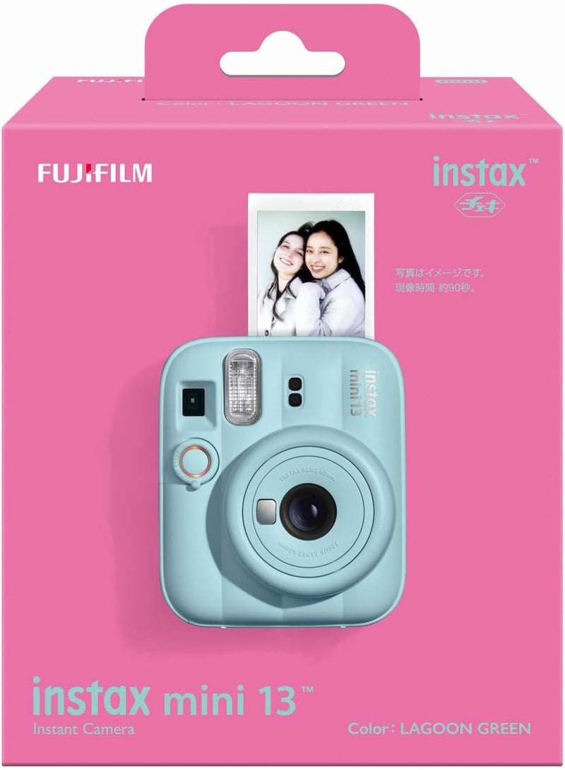 فوجي فيلم Fujifilm Instax Mini 13 Instant Film Camera - Lagoon Green - Image 2