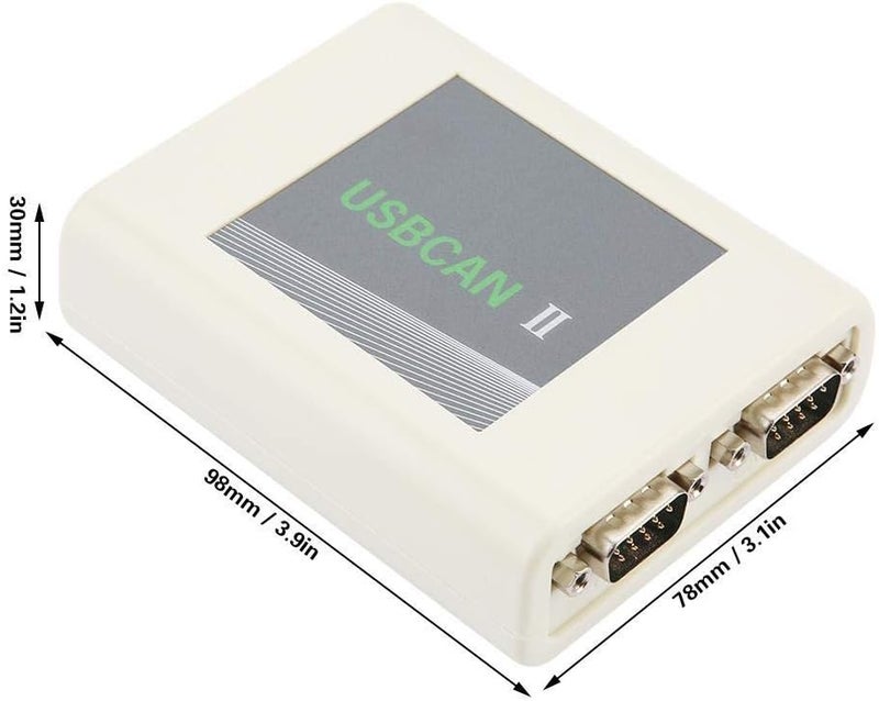 Wal front USB to CAN Analyzer Double Way USBCAN II Debugger Industrial Grade High Speed Channel Debugger Support CAN Delay - Image 2