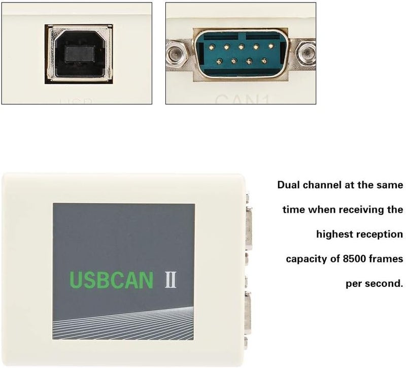 Wal front USB to CAN Analyzer Double Way USBCAN II Debugger Industrial Grade High Speed Channel Debugger Support CAN Delay - Image 3