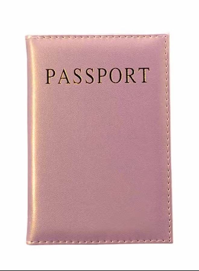 Square Shape Solid Color All Match ID Wallet Pink 