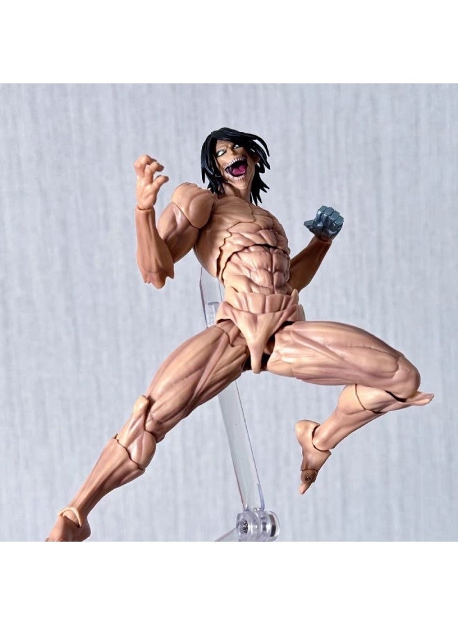 general Attack on Titan Movable Doll Model Decoration Eren Yeager Desktop Decoration Toy Gift for Family and Friends - Image 4