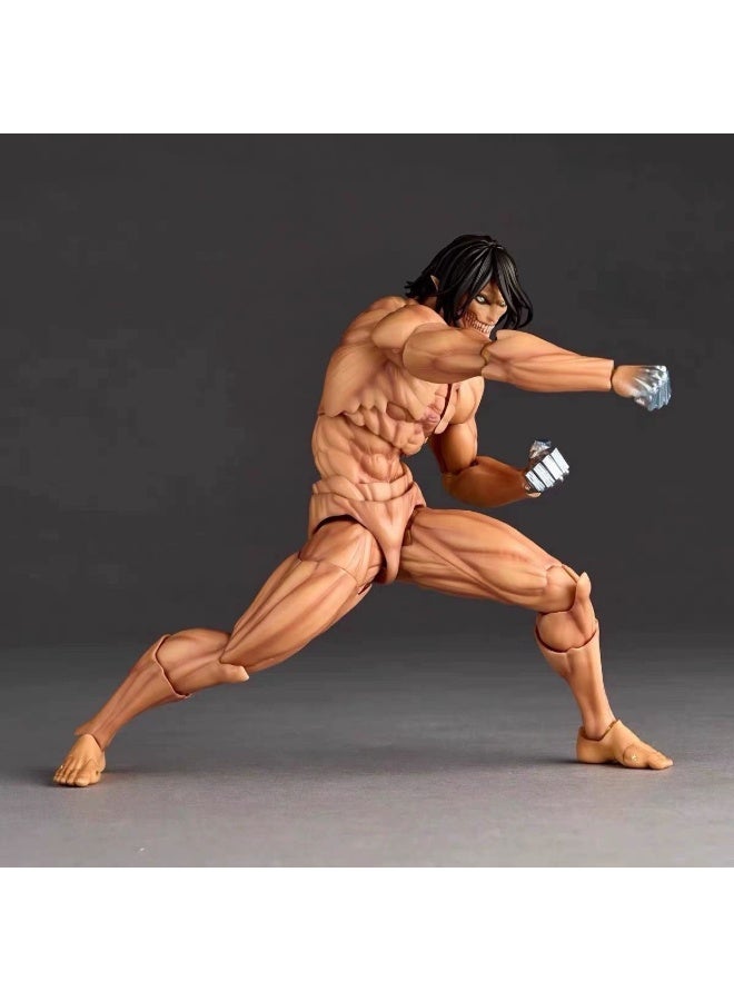 general Attack on Titan Movable Doll Model Decoration Eren Yeager Desktop Decoration Toy Gift for Family and Friends - Image 3