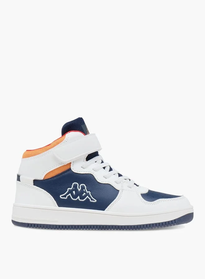 Kappa Boys' Logo Detail Sports Shoes with Hook and loop Closure