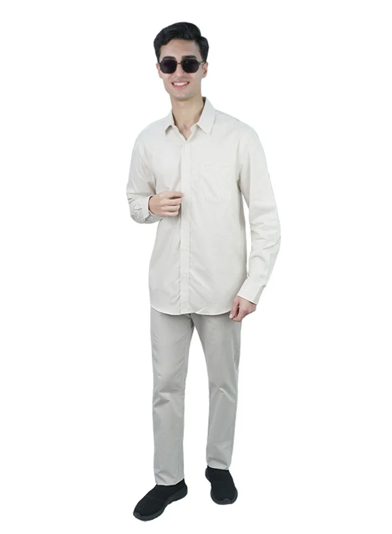 Giordano Men Slim Cotton Oxford Shirt