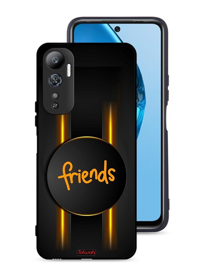 Tolwak Infinix Hot 20 4G Protective Case Cover Friends - Image 1
