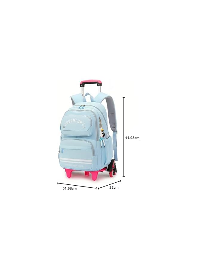 S-TOP girls Rolling Backpack Rolling backpack - Image 4